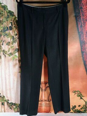 EUC Ann Taylor Sz 10P Black Seasonless Stretch Professional Dress Pant